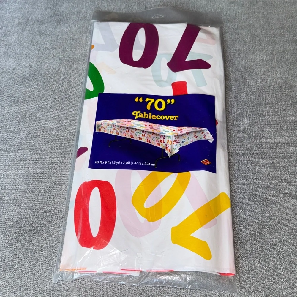 70s Party Table Cover
